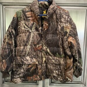 Boys Browning Mossy Oak Camo Jacket